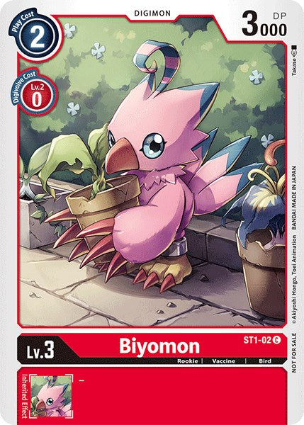 Biyomon [ST1-02] (Official Tournament Pack Vol.3) [Starter Deck: Gaia Red Promos] | Card Merchant Takapuna