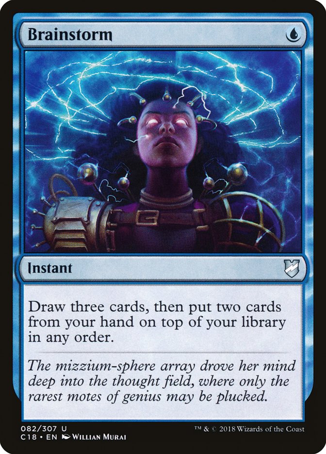 Brainstorm [Commander 2018] | Card Merchant Takapuna