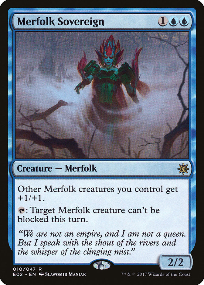 Merfolk Sovereign [Explorers of Ixalan] | Card Merchant Takapuna