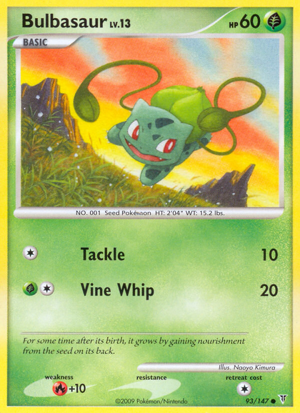 Bulbasaur (93/147) [Platinum: Supreme Victors] | Card Merchant Takapuna