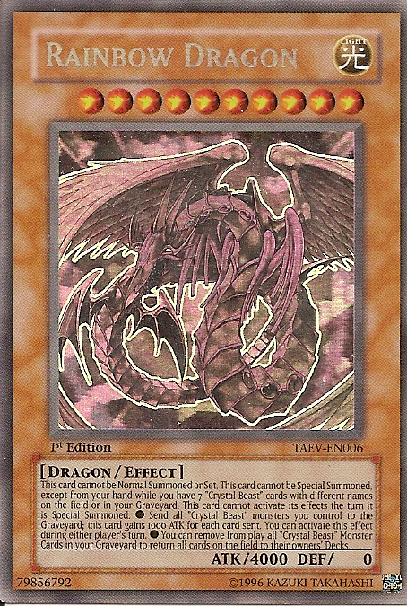 Rainbow Dragon [TAEV-EN006] Ghost Rare | Card Merchant Takapuna