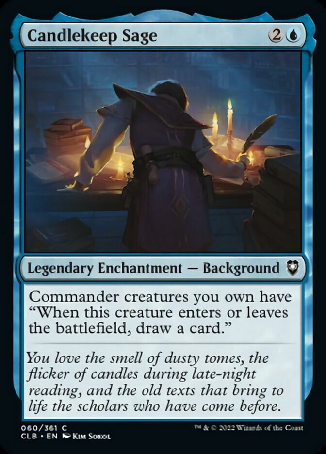 Candlekeep Sage [Commander Legends: Battle for Baldur's Gate] | Card Merchant Takapuna