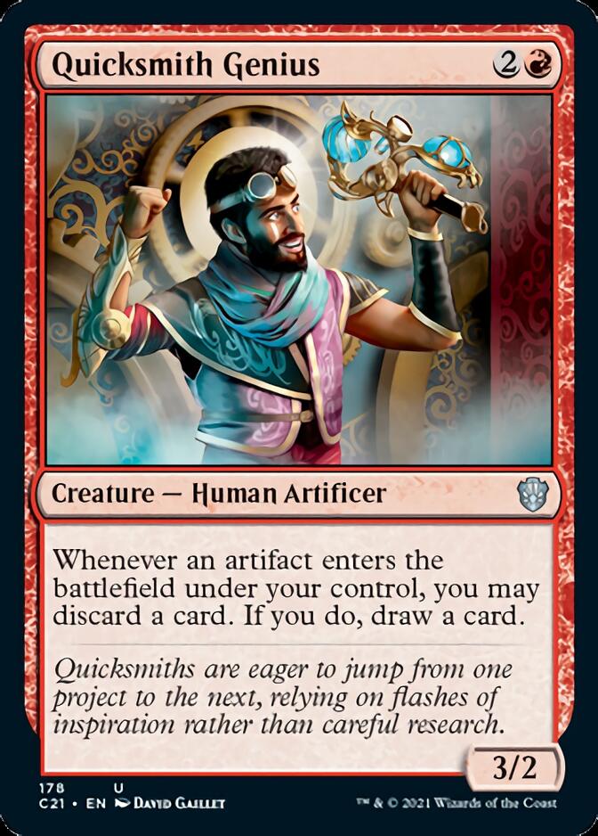 Quicksmith Genius [Commander 2021] | Card Merchant Takapuna