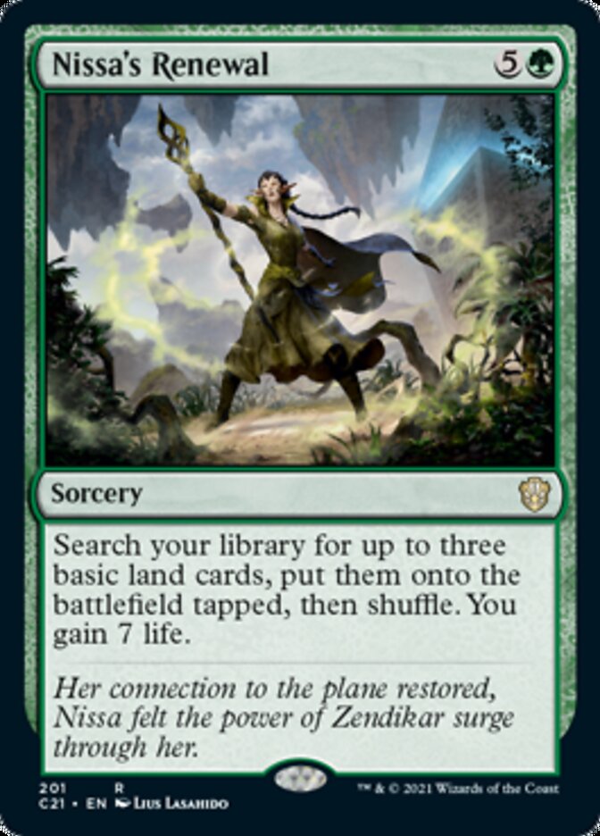 Nissa's Renewal [Commander 2021] | Card Merchant Takapuna