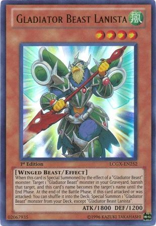 Gladiator Beast Lanista [LCGX-EN252] Ultra Rare | Card Merchant Takapuna