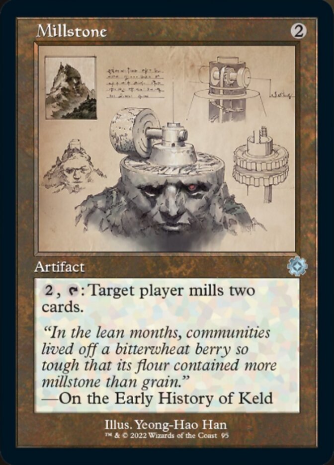 Millstone (Retro Schematic) [The Brothers' War Retro Artifacts] | Card Merchant Takapuna