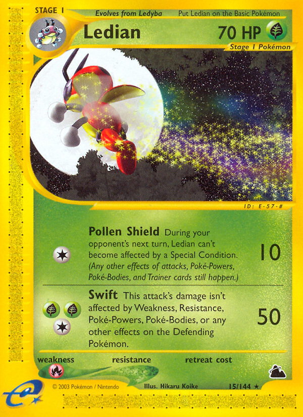 Ledian (15/144) [Skyridge] | Card Merchant Takapuna