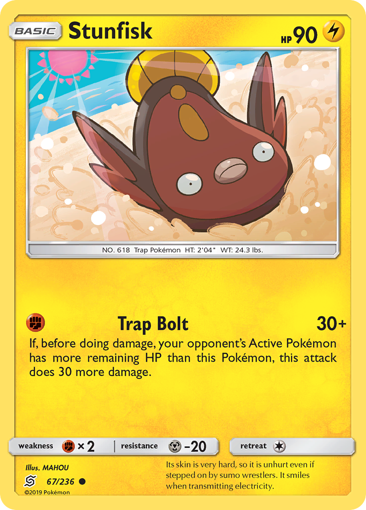 Stunfisk (67/236) [Sun & Moon: Unified Minds] | Card Merchant Takapuna