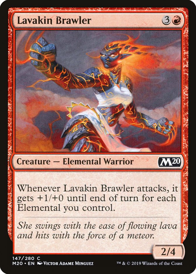 Lavakin Brawler [Core Set 2020] | Card Merchant Takapuna