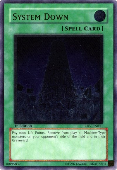 System Down [CRV-EN041] Ultimate Rare | Card Merchant Takapuna