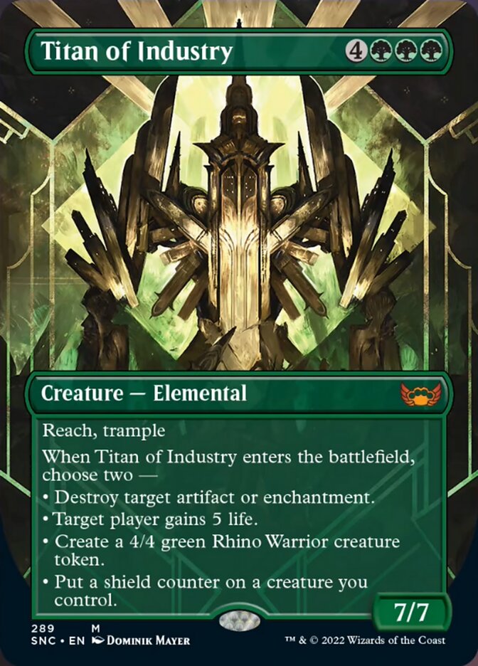 Titan of Industry (Borderless Alternate Art) [Streets of New Capenna] | Card Merchant Takapuna