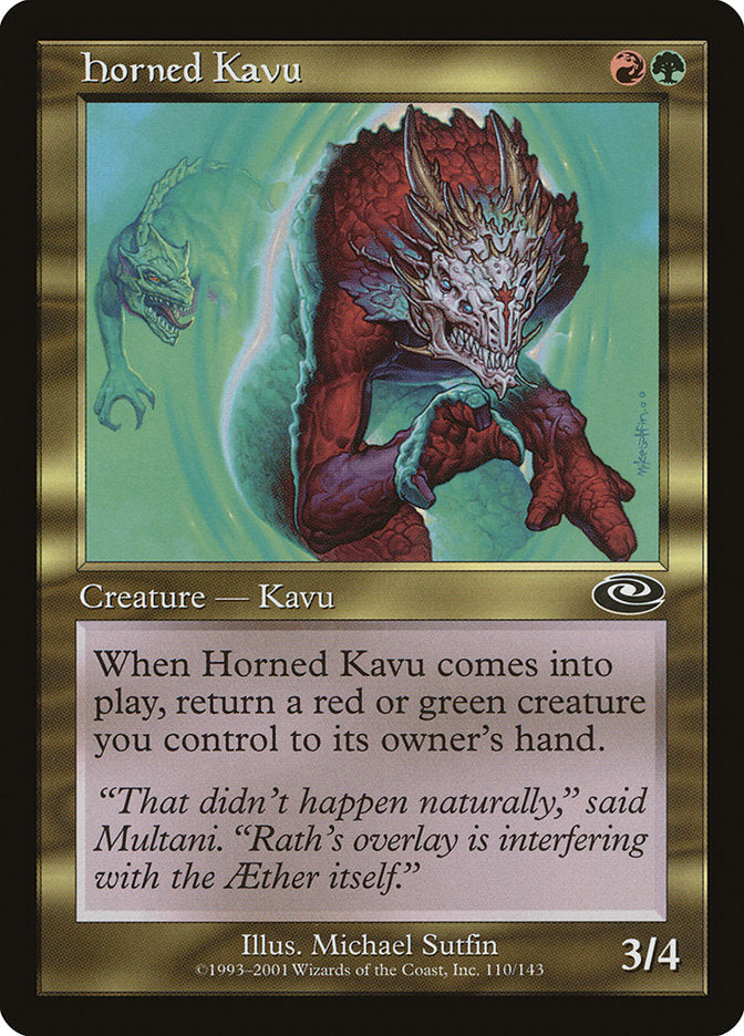 Horned Kavu [Planeshift] | Card Merchant Takapuna