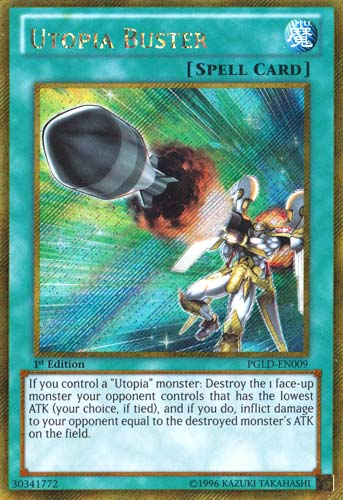 Utopia Buster [PGLD-EN009] Gold Secret Rare | Card Merchant Takapuna