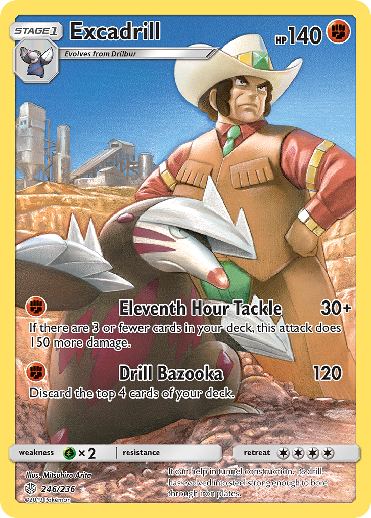 Excadrill (246/236) [Sun & Moon: Cosmic Eclipse] | Card Merchant Takapuna