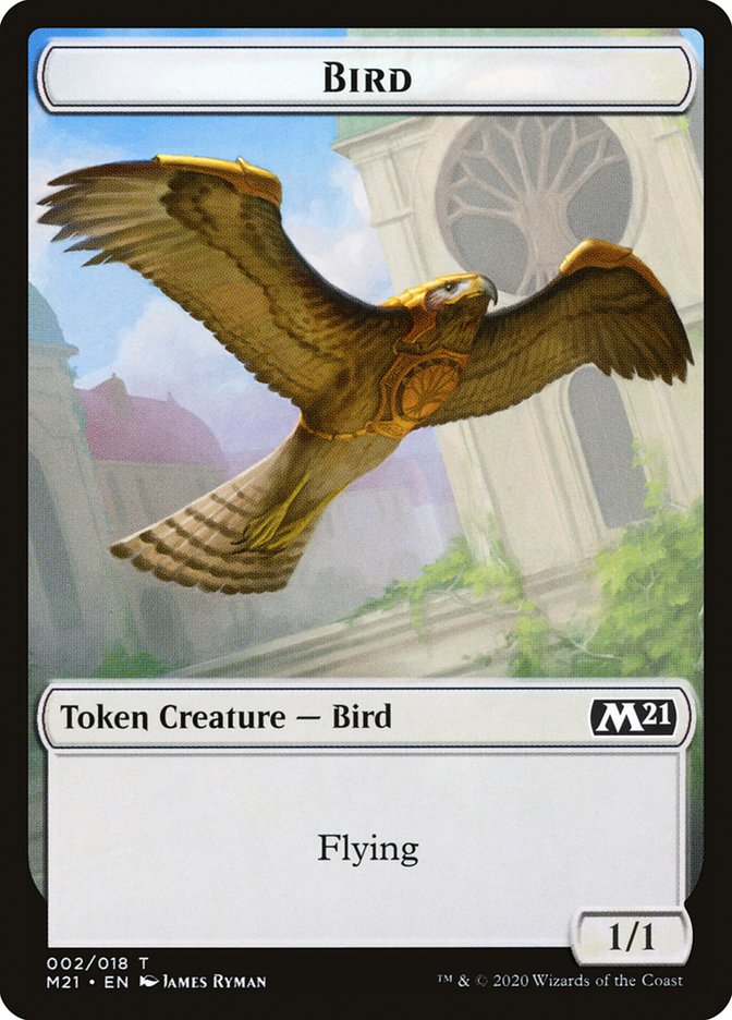 Bird Token [Core Set 2021 Tokens] | Card Merchant Takapuna