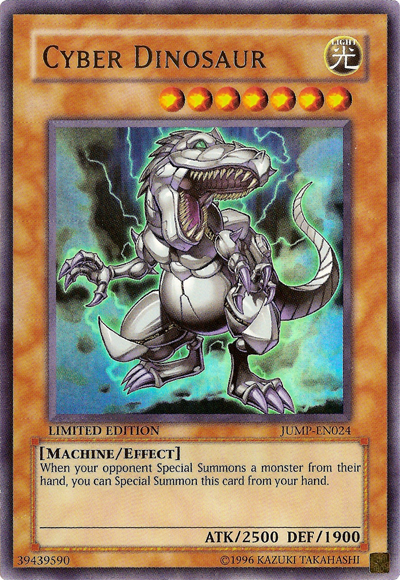 Cyber Dinosaur [JUMP-EN024] Ultra Rare | Card Merchant Takapuna