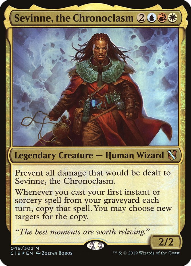 Sevinne, the Chronoclasm (Oversized) [Commander 2019 Oversized] | Card Merchant Takapuna