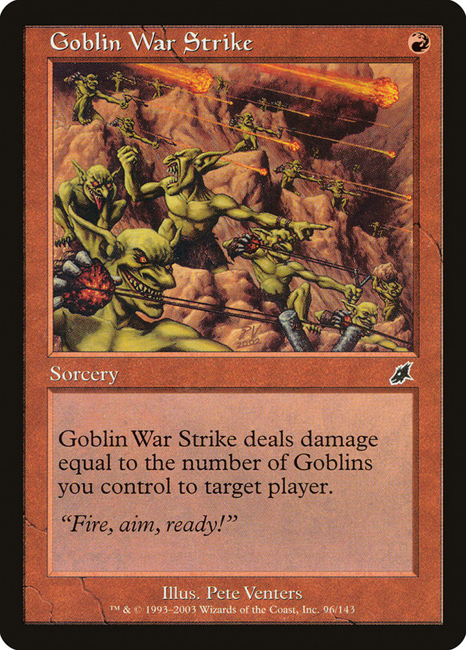 Goblin War Strike [Scourge] | Card Merchant Takapuna