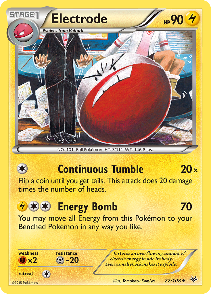 Electrode (22/108) [XY: Roaring Skies] | Card Merchant Takapuna