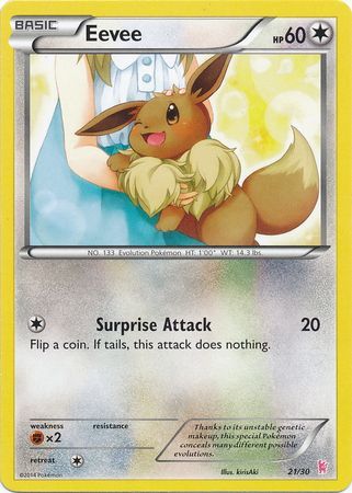 Eevee (21/30) [XY: Trainer Kit - Sylveon] | Card Merchant Takapuna