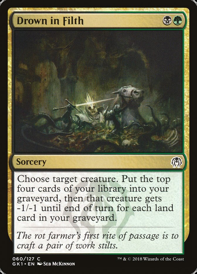 Drown in Filth [Guilds of Ravnica Guild Kit] | Card Merchant Takapuna