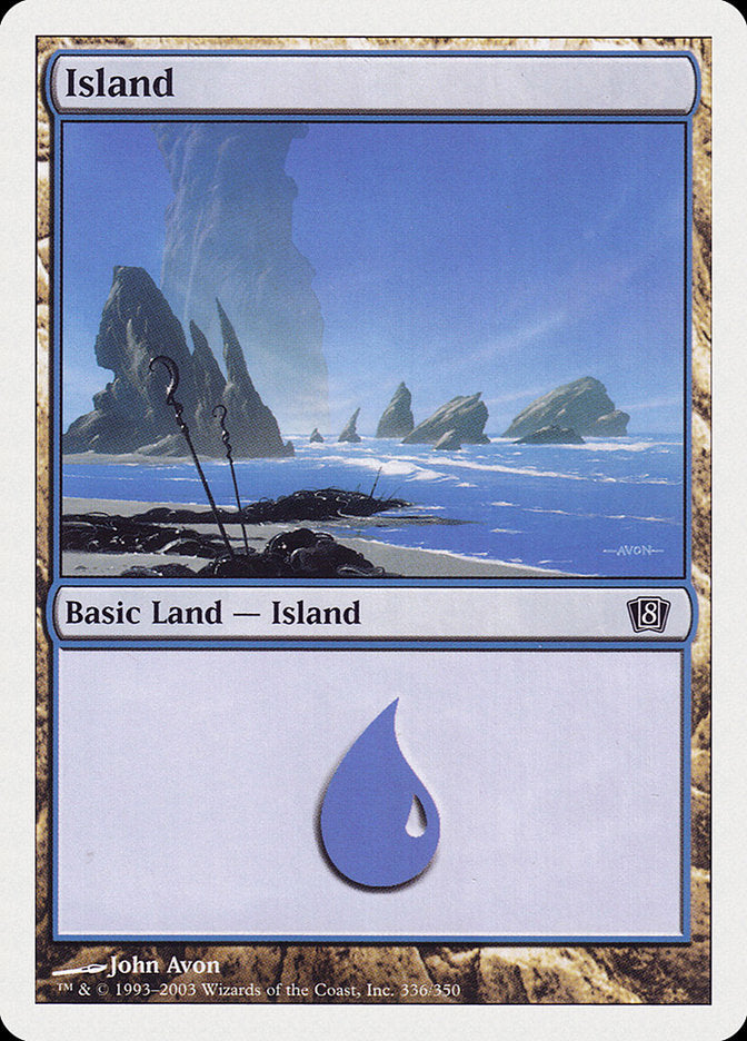 Island (336) [Eighth Edition] | Card Merchant Takapuna