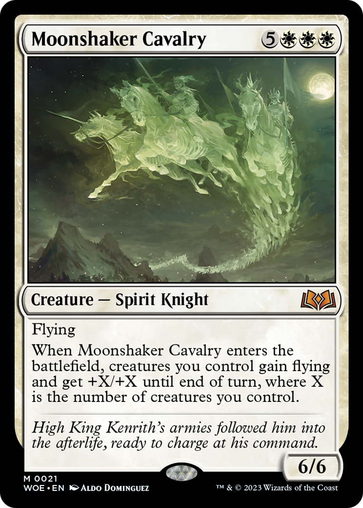 Moonshaker Cavalry [Wilds of Eldraine] | Card Merchant Takapuna