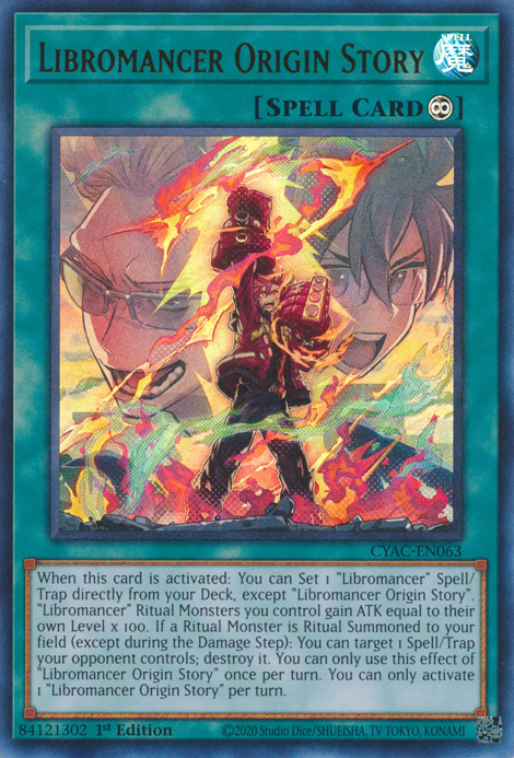 Libromancer Origin Story [CYAC-EN063] Ultra Rare | Card Merchant Takapuna