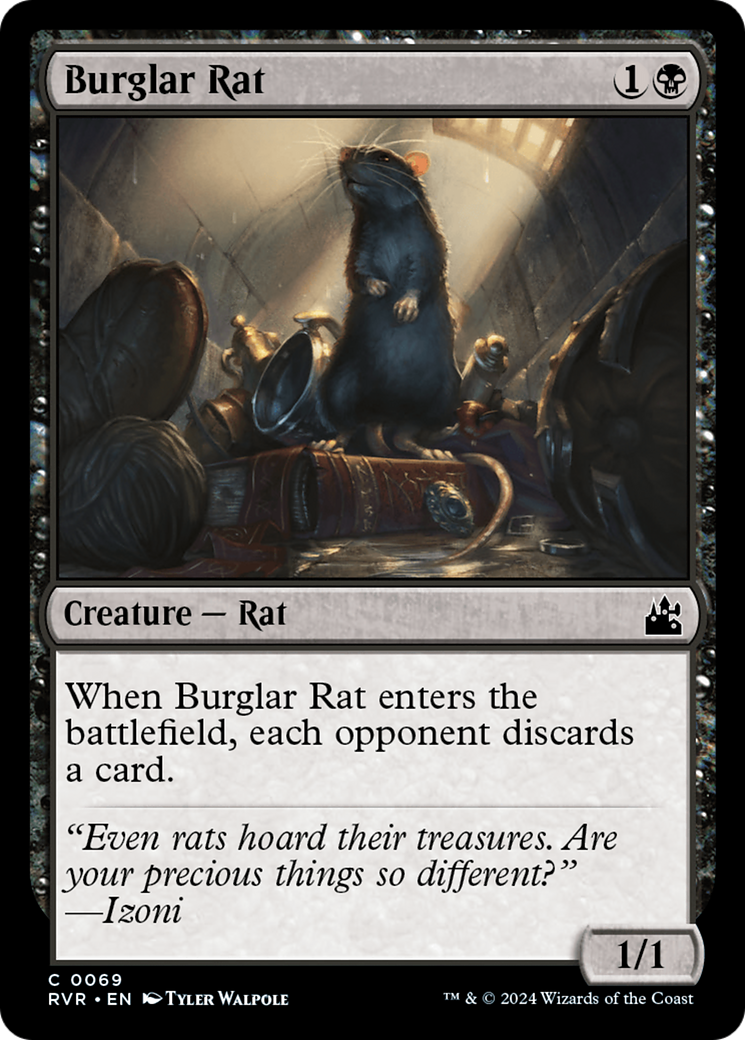 Burglar Rat [Ravnica Remastered] | Card Merchant Takapuna