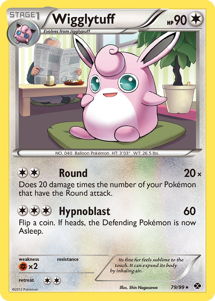 Wigglytuff (79/99) (Cosmos Holo) (Blister Exclusive) [Black & White: Next Destinies] | Card Merchant Takapuna