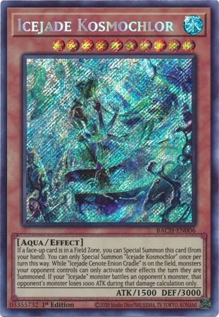 Icejade Kosmochlor [BACH-EN006] Secret Rare | Card Merchant Takapuna