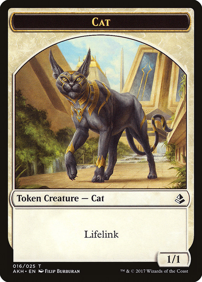 Cat Token [Amonkhet Tokens] | Card Merchant Takapuna