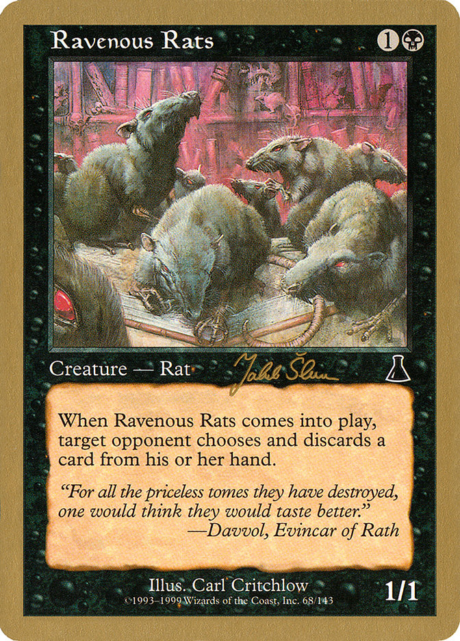 Ravenous Rats (Jakub Slemr) [World Championship Decks 1999] | Card Merchant Takapuna