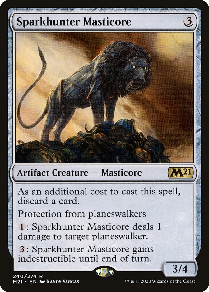 Sparkhunter Masticore [Core Set 2021] | Card Merchant Takapuna