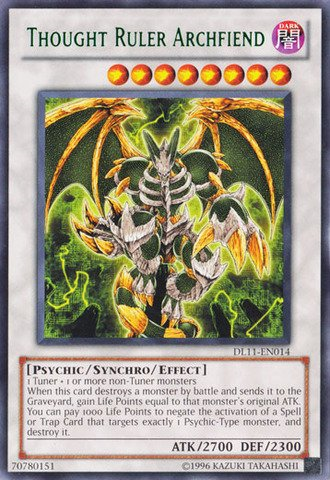 Thought Ruler Archfiend (Green) [DL11-EN014] Rare | Card Merchant Takapuna