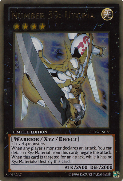 Number 39: Utopia [GLD5-EN036] Gold Rare | Card Merchant Takapuna