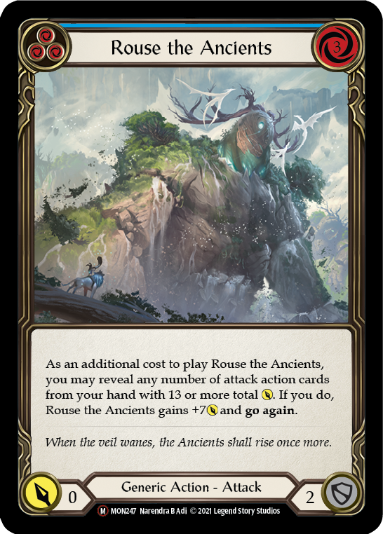 Rouse the Ancients [U-MON247-RF] (Monarch Unlimited)  Unlimited Rainbow Foil | Card Merchant Takapuna