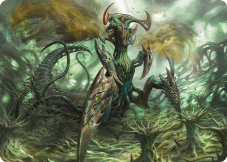 Zopandrel, Hunger Dominus Art Card [Phyrexia: All Will Be One Art Series] | Card Merchant Takapuna