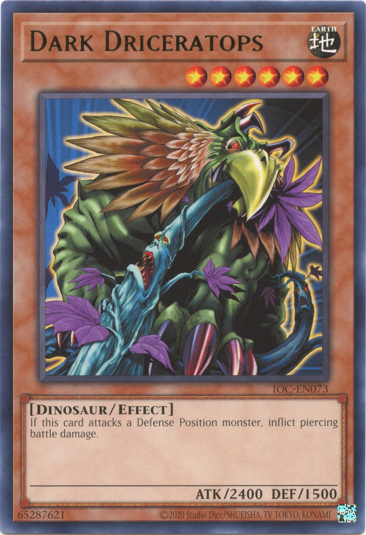 Dark Driceratops (25th Anniversary) [IOC-EN073] Rare | Card Merchant Takapuna