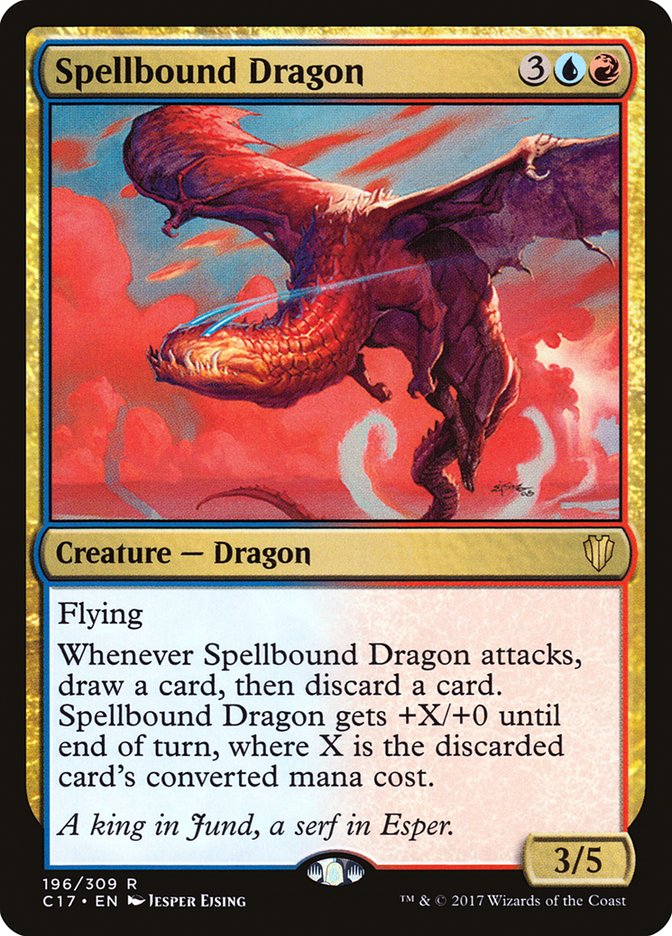 Spellbound Dragon [Commander 2017] | Card Merchant Takapuna