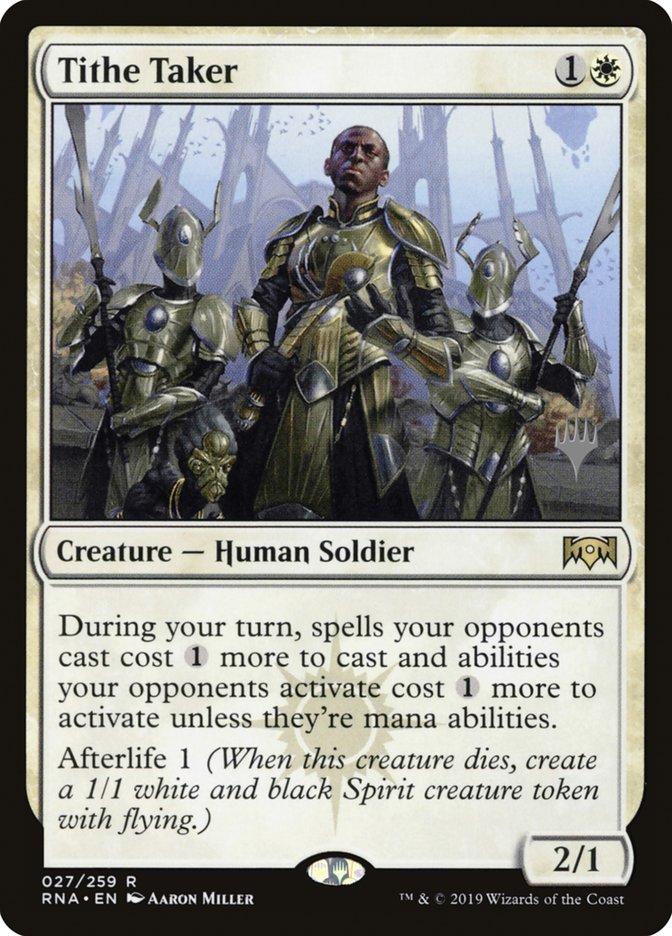 Tithe Taker (Promo Pack) [Ravnica Allegiance Promos] | Card Merchant Takapuna