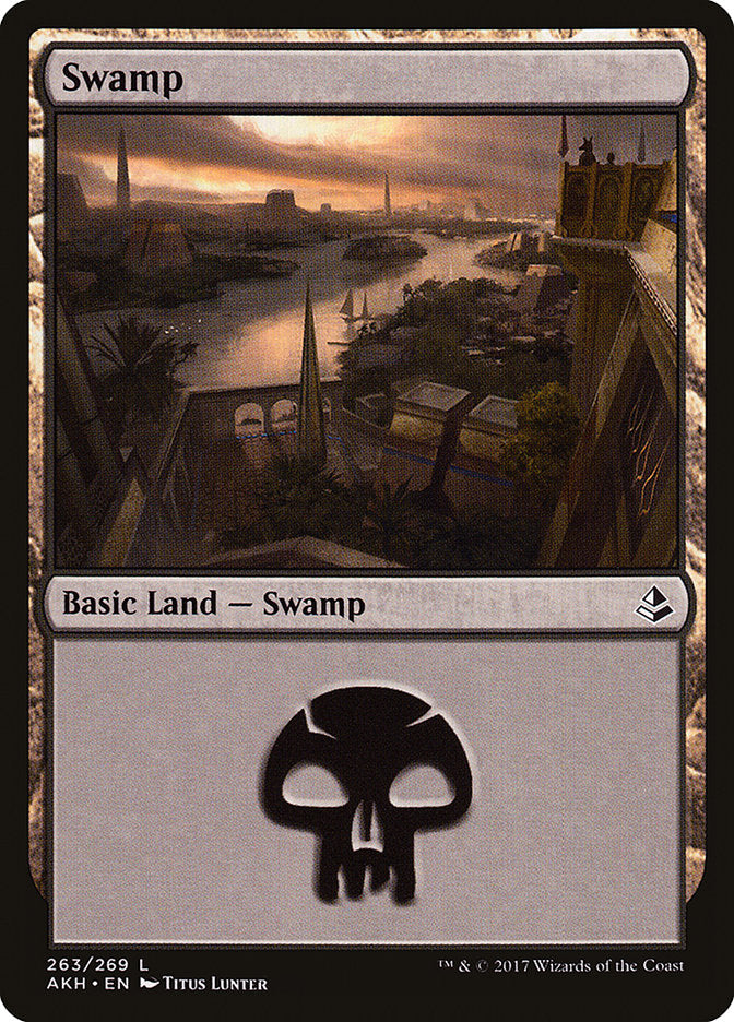 Swamp (263) [Amonkhet] | Card Merchant Takapuna