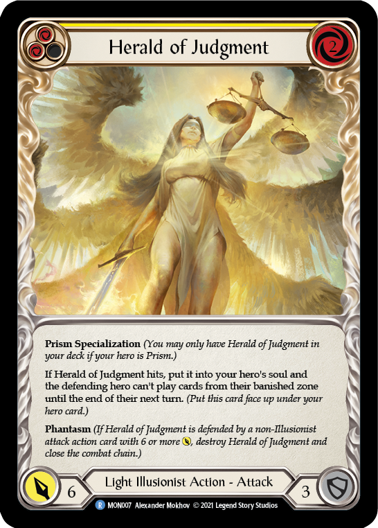 Herald of Judgment [MON007] (Monarch)  1st Edition Normal | Card Merchant Takapuna