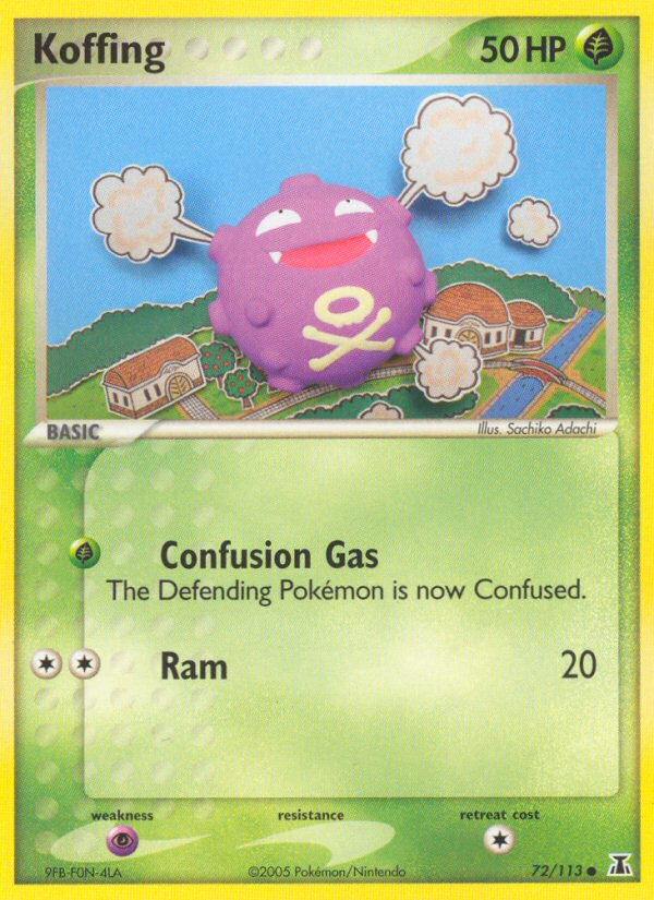 Koffing (72/113) [EX: Delta Species] | Card Merchant Takapuna