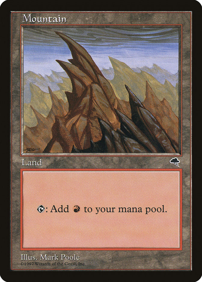 Mountain (All Peaks Pointing Left) [Tempest] | Card Merchant Takapuna