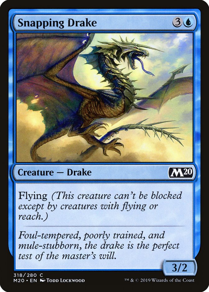 Snapping Drake [Core Set 2020] | Card Merchant Takapuna