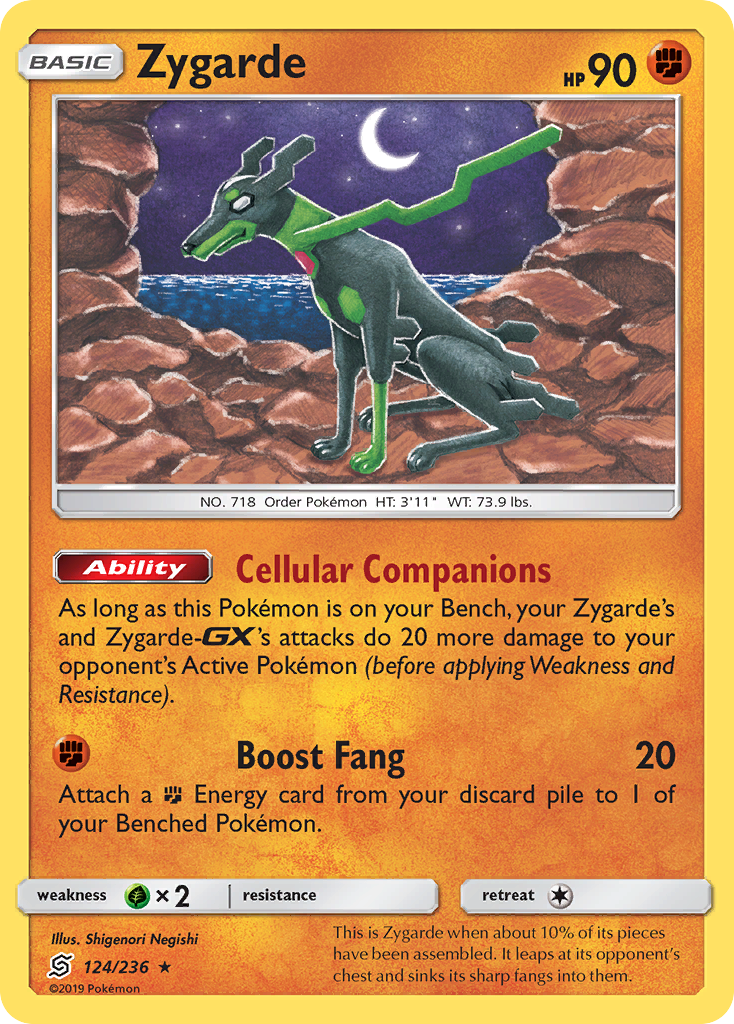 Zygarde (124/236) [Sun & Moon: Unified Minds] | Card Merchant Takapuna