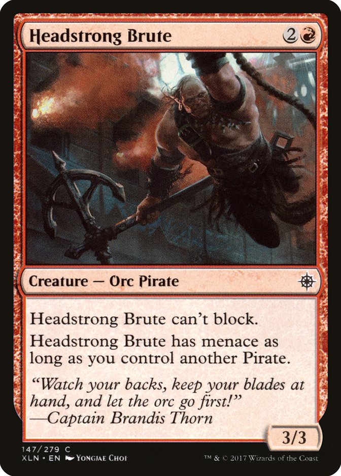 Headstrong Brute [Ixalan] | Card Merchant Takapuna