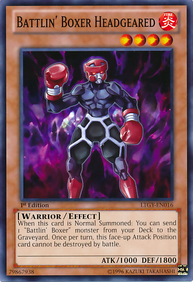 Battlin' Boxer Headgeared [LTGY-EN016] Common | Card Merchant Takapuna