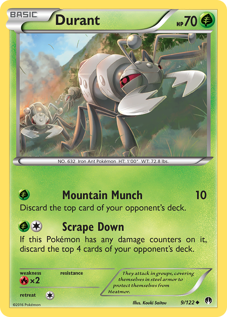 Durant (9/122) [XY: BREAKpoint] | Card Merchant Takapuna